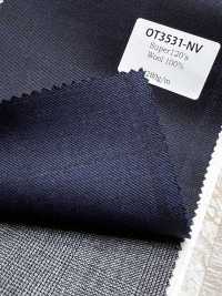 OT3531-NV Standard di produzione giapponese Super 120's filato singolo W100 blu navy[Tessile] Immagini aggiuntive