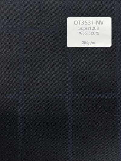 OT3531-NV Standard prodotto in Giappone Super120's W100 blu navy