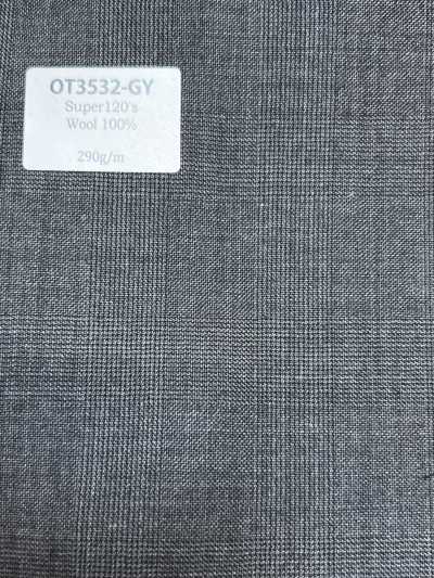 OT3532-GY Core di fabbricazione giapponese Super 120's W100 grigio