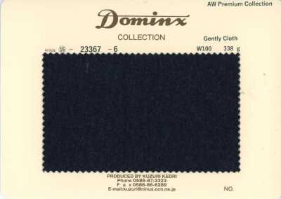 23367-6 Classico GentlyCloth 100% lana DOMINX (Dominkusu) Collezione Premium blu navy