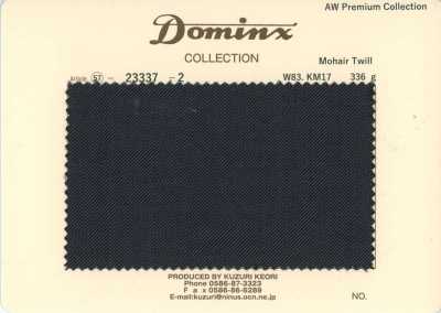 23337-2 Twill di mohair standard DOMINX Premium Collection Antracite