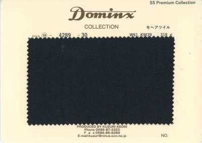4289-30 Twill di mohair standard Kid Mohair DOMINX Collezione Premium Antracite