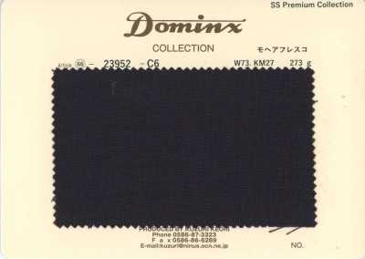 23952-C6 Standard Mohair Fresco Kid Mohair DOMINX Collezione Premium Antracite