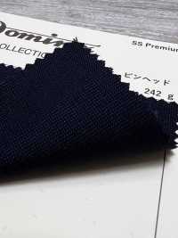 23072-4 Mohair Di Capretto Pinhead Standard Collezione Premium DOMINX Blu Navy[Tessile] Tessuto Di Lana Kuzuri (DOMINX) Immagini aggiuntive