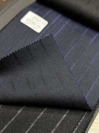 69580-38 26AW HERDREX [Seta E Lana] Seta E Lana A Righe Sfumate Blu Navy[Tessile] Società Per Azioni Kunishima Co., Ltd. Immagini aggiuntive