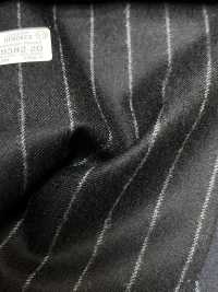 69582-20 26AW HERDREX [Flanella Tasmaniana] Seta E Lana A Righe Blu Navy[Tessile] Società Per Azioni Kunishima Co., Ltd. Foto secondaria