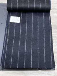 69582-20 26AW HERDREX [Flanella Tasmaniana] Seta E Lana A Righe Blu Navy[Tessile] Società Per Azioni Kunishima Co., Ltd. Foto secondaria