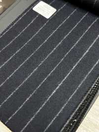 69582-34 26AW HERDREX [Flanella Tasmaniana] Seta E Lana A Righe Blu Navy[Tessile] Società Per Azioni Kunishima Co., Ltd. Foto secondaria