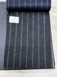 69582-41 26AW HERDREX [Flanella Tasmaniana] Seta E Lana A Righe Color Antracite[Tessile] Società Per Azioni Kunishima Co., Ltd. Foto secondaria