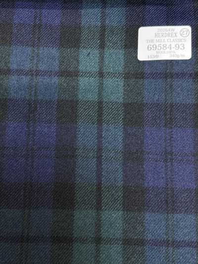 69584-93 26AW HERDREX [THE MILL CLASSICS] Mill Classics a quadri verde