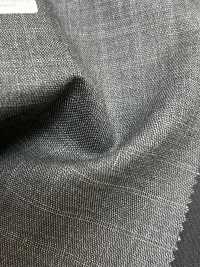 69418-60 26AW BESTSELECTION [TESSUTO MODERNIZZATO] Tessuto modernizzato a quadri grigio medio[Tessile] Società Per Azioni Kunishima Co., Ltd. Immagini aggiuntive