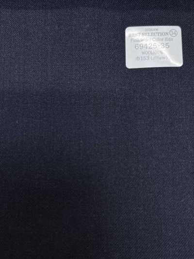 69425-35 26AW BESTSELECTION [Selezione colori in lana fine] Blu navy tinta unita