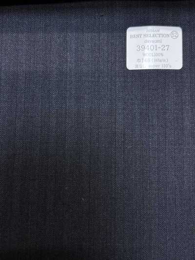 39401-27 26AW BESTSELECTION [davaumi] Dabaumi Blu navy scuro a spina di pesce