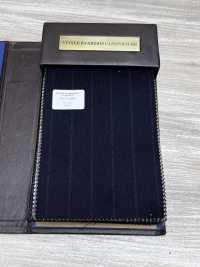 56CN5201 CANONICO (Canonico) Flanella di lana originale a righe blu navy scuro/rosso[Tessile] CANONICO Immagini aggiuntive