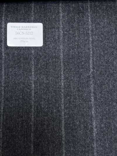 56CN5212 CANONICO (Canonic) FLANELLA CLASSICS a righe grigie