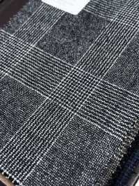 56CN5217 CANONICO (Canonico) Flanella Classics Glen Check nero[Tessile] CANONICO Immagini aggiuntive