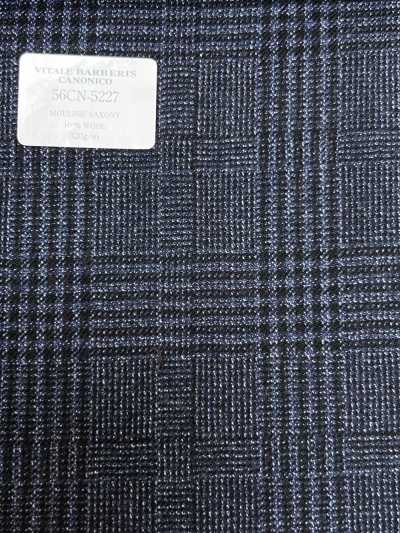 56CN5227 CANONICO (Canonico) 21 Mouliné Saxony Blu navy a quadri Glen
