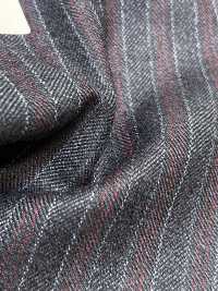 56CN5229 CANONICO 21 MOULINE SAXONY a righe blu navy/rosso[Tessile] CANONICO Immagini aggiuntive