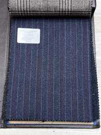 56CN5229 CANONICO 21 MOULINE SAXONY a righe blu navy/rosso[Tessile] CANONICO Immagini aggiuntive