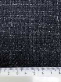 56CN5232 CANONICO WOOL SILK & LINEN TESSUTO PER ABITI FANTASIA Verde/Crema a quadri finestra[Tessile] CANONICO Immagini aggiuntive