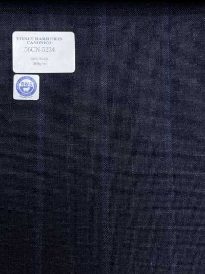 56CN5234 CANONICO RWS Pettinato Tradizionale 21 Riga blu navy scuro