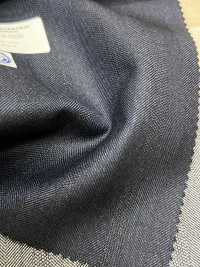 56CN5236 CANONICO (Canonico) RWS Pettinato tradizionale 21 blu navy a righe ombra[Tessile] CANONICO Immagini aggiuntive