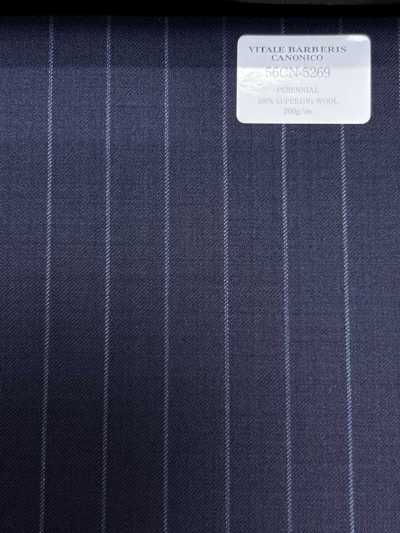 CANONICO PERENNIAL-CLASSICS Righe blu navy scuro