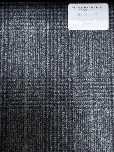 56CN5282 CANONICO ORIGINAL Flanella di lana Glen check grigio/verde