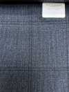 56CN5289 CANONICO Tropical garzato a quadretti Glen blu navy