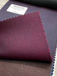 SR6501-DR Standard giapponese Premium Super120's a filo singolo elasticizzato Solaro rosso scuro senza motivo [Tessile] HOSOI SYOJI Immagini aggiuntive
