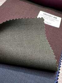 SR6501-BR Standard di produzione giapponese Premium Super120's Stretch a filo singolo Solaro Marrone Senza mot[Tessile] HOSOI SYOJI Immagini aggiuntive