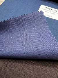 SR6511-BL Standard premium Super 120's filato singolo elasticizzato Solaro blu, prodotto in Giappone, senza mo[Tessile] HOSOI SYOJI Immagini aggiuntive