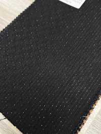 LA6511-BK Lana lamé di seta elasticizzata a righe nere, Made in Japan[Tessile] HOSOI SYOJI Immagini aggiuntive