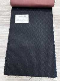 LA6511-BK Lana lamé di seta elasticizzata a righe nere, Made in Japan[Tessile] HOSOI SYOJI Immagini aggiuntive