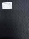 LA6511-BK Lana lamé di seta elasticizzata a righe nere, Made in Japan