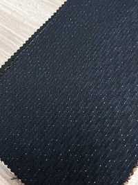 LA6511-GR Tessuto elasticizzato in lana, seta e lamé a righe verdi di produzione giapponese[Tessile] HOSOI SYOJI Immagini aggiuntive