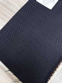 SK6511-NV Prodotto in Giappone seta lana elasticizzata motivo a rombi blu navy[Tessile] HOSOI SYOJI Immagini aggiuntive
