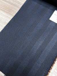 SK6512-GR Lana e seta elasticizzata a righe marroni, di fabbricazione giapponese[Tessile] HOSOI SYOJI Immagini aggiuntive