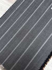 SK6521-GY Seta e lana elasticizzata a righe grigie, made in Japan[Tessile] HOSOI SYOJI Immagini aggiuntive