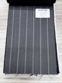 SK6521-GY Seta e lana elasticizzata a righe grigie, made in Japan[Tessile] HOSOI SYOJI Immagini aggiuntive