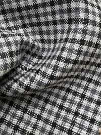 MH6511-LG Standard Lana Mohair Pettinata Made in Japan (Tonic Style) A Quadri Grigio Chiaro[Tessile] HOSOI SYOJI Immagini aggiuntive