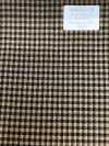 MH6511-CB Tessuto pettinato in lana e mohair di fabbricazione giapponese standard (stile Tonic) a quadri marro