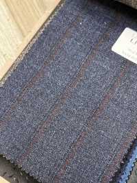 LP6606 Loro Piana Blu navy × riga rossa[Tessuti] HOSOI SYOJI Immagini aggiuntive