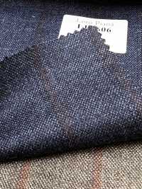 LP6606 Loro Piana Blu navy × riga rossa[Tessuti] HOSOI SYOJI Immagini aggiuntive