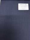 PR6531-NV Standard giapponese di alta qualità Super 120's a filo singolo elasticizzato a righe blu navy