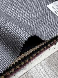 MH4501-LG Tessuto hopsack mohair standard di produzione giapponese grigio chiaro[Tessile] HOSOI SYOJI Immagini aggiuntive