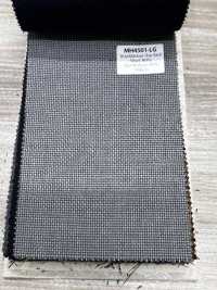 MH4501-LG Tessuto hopsack mohair standard di produzione giapponese grigio chiaro[Tessile] HOSOI SYOJI Immagini aggiuntive