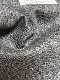3ML4471 26AW MIYUKI ESSENTIALS twill elasticizzato tinta unita grigio antracite[Tessile] Lanificio Miyuki Immagini aggiuntive
