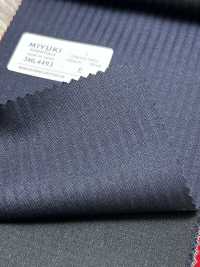 3ML4493 26AW MIYUKI Tessile ESSENTIALS Twill elasticizzato a righe blu navy Lanificio Miyuki Immagini aggiuntive