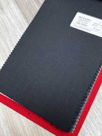 3ML4504 26AW MIYUKI Tessuto ESSENTIALS Twill elasticizzato a righe nere[Tessile] Lanificio Miyuki Immagini aggiuntive